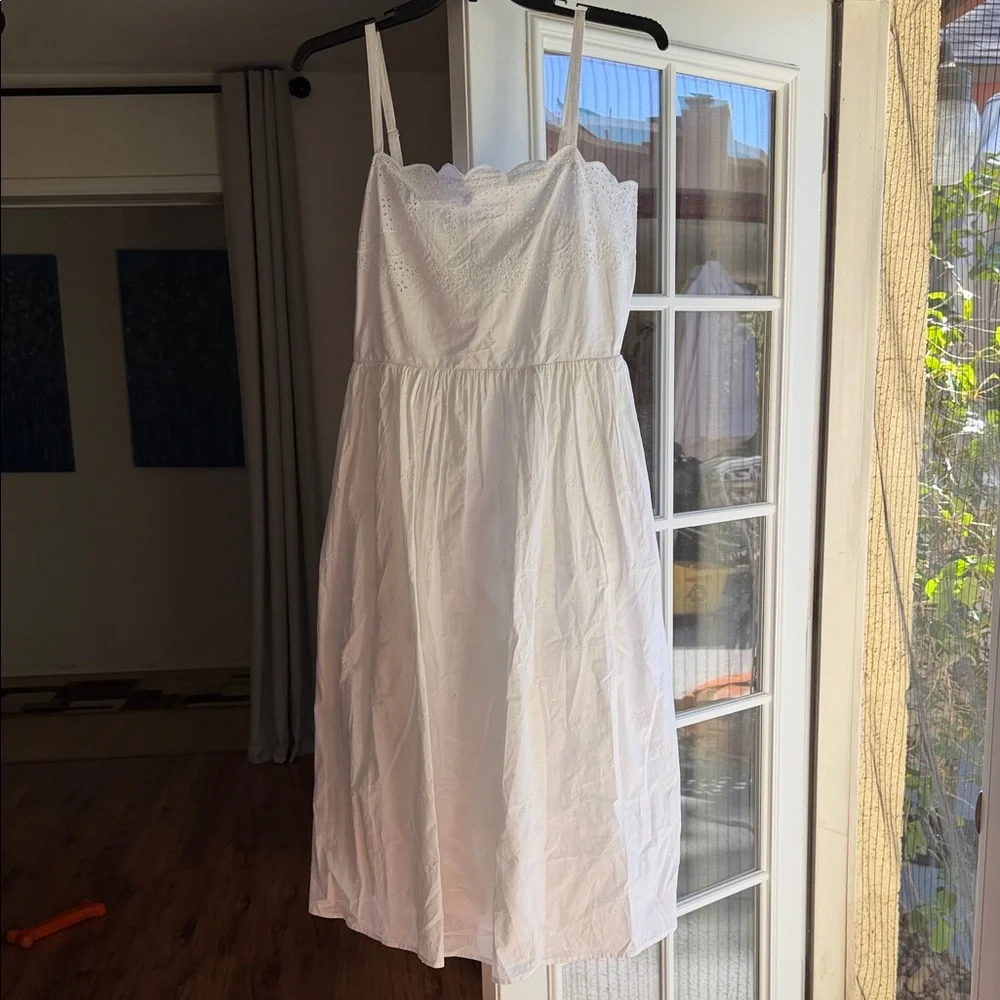GAP White Lace Trim Sundress - Picture 1 of 4
